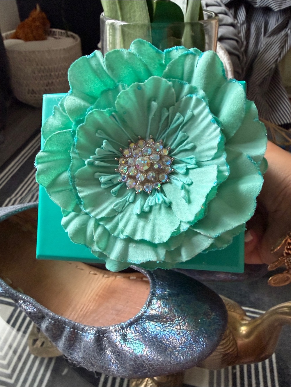 Tieks Moonstruck Ballet Flats - Blue Irredescent - Picture 8 of 9